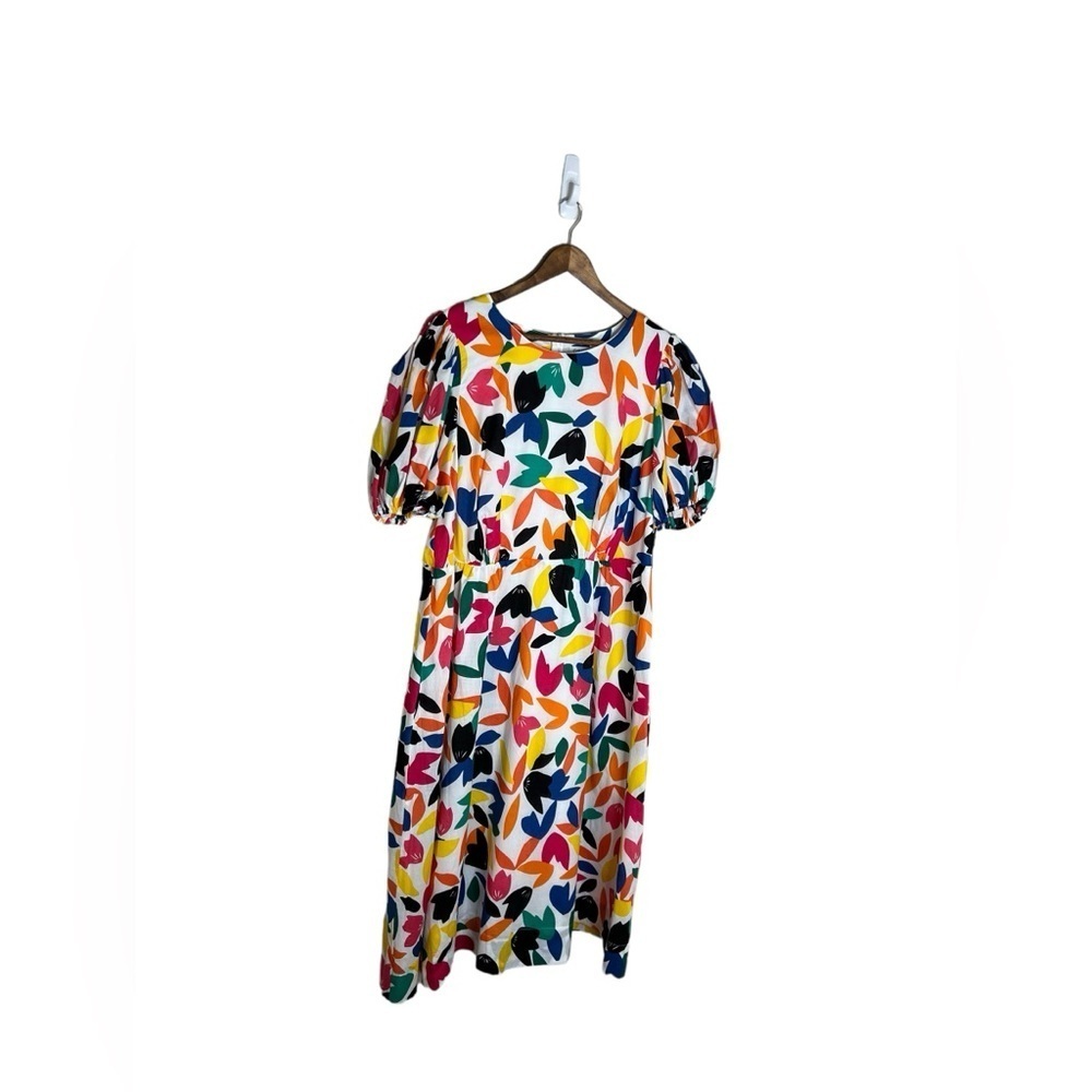 Calvin Klein Women's Multicolor Maxi Cap Sleeve Dress - Picture 4 of 14